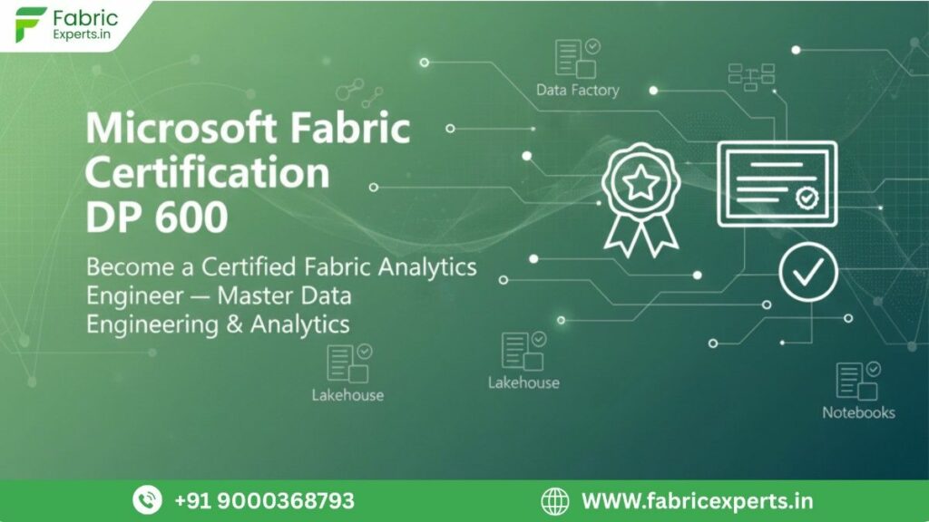 Microsoft Fabric Certification DP 600